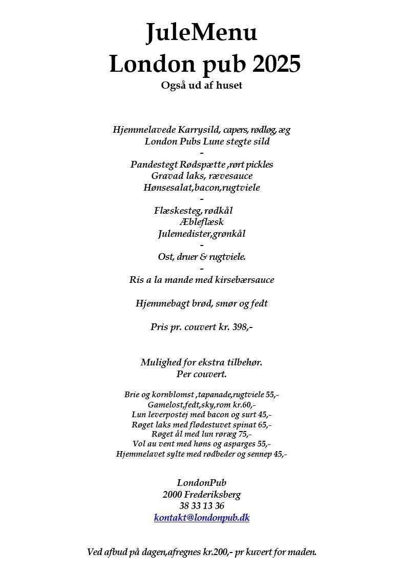 julemenu